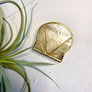 Capiz Shell Ring Box